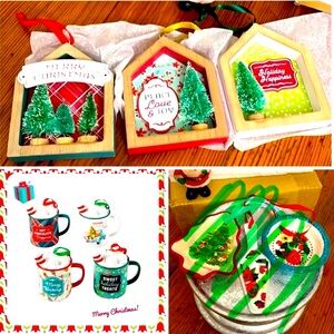 2021 New Pioneer Woman 10 Piece Ornament Bundle Shadow Box Cocoa Mug Retired